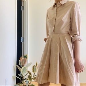 Club Monaco belted shirt dress
